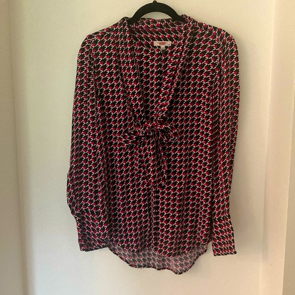 Equipment Luis Blouse in Amaranth, sz M - Picture 2 of 5